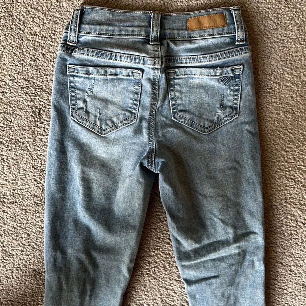 Justice Girls Distressed Jeans!